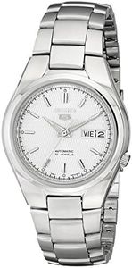 Seiko Men's SNK601 Seiko 5 Automatic Silver Dial Stainless Steel Bracelet Watch