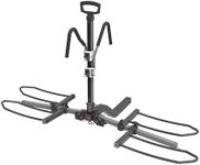 HYPERAX Volt RV Approved Hitch Mounted 2 E Bike Rack Carrier for RV,Camper,Motorhome,Trailer,Toad with 2" Class 3 or Higher Tow Hitch Receivers -Fits Up to 2X 70lbs E Bikes with Up to 5" Fat Tires