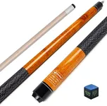 CUEBAR Pool Cue, Billiard House Bar Pool Cue Sticks for Adults, 58" 2-Piece Pool Table Stick, Hardwood Pool Stick for Men Women - Orange,19 Oz