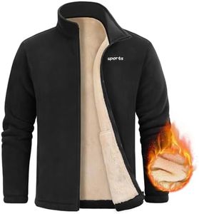 UMIPUBO Giacca Uomo Invernale Giacche in Pile Caldo Jacket con Zip Manica Lunga Termica Fleece Cappotto Giubbino con Tasche Casual Sportivo Felpa Hoodie Sweatshirt (Nero, XL)