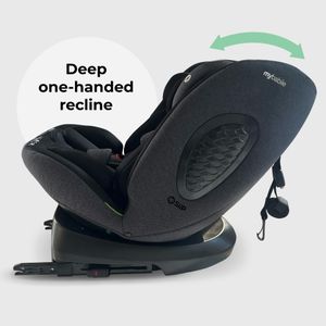My Babiie 360 Spin Car Seat – Black