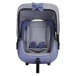 Polka Tots 5 in 1 Blue Baby Car Seat for 0 to 2 Year New Born Toddler, Convertible Infant Carry Cot with Reclining Position, Safety Rocker & Feeding Seat Adjustable Head Support with Cushion