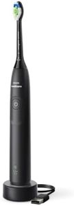 Philips Sonicare HX7101/01 5300 Electric Toothbrush, Sonic Toothbrush with 2 Intensity Levels, Pressure Control, EasyStart, Smartimer and BrushPacer, Black