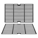 Denmay 41.9 x 54.6cm Cast Iron Grill Grate Spare Parts for Tepro Toronto, Taino Hero XL Charcoal Grill, Aktiva Angular, EL Fuego Montreal, Cast Iron Grill Accessories 2 Pieces