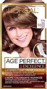 L’Oréal Paris Excellence age perfect haircolor, 5n medium natural brown, 1 Count