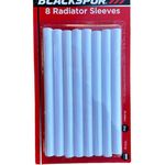 QUAILITAS Radiator Pipe Covers Sleeves [Pack of 8] – 15mm White Radiator Sleeves for Covering The Radiator Pipes, PVC, Heat-Resistant & Durable – Plumbing Accessories