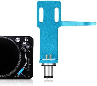Turntable Headshell, Phono Holder with Lead Wires, Audio Technica Cartridge, Premium Quality Material, High-end Phono Cartridge Headshell Record Player Kit(Blue)