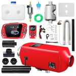OBAKL Diesel Heater 2KW, Aluminum Housing, Diesel Air Heater 12V High Altitude, Parking Heater with Talking LCD Controller for Trucks, Campers, RVs, and Boats
