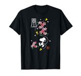 Peanuts Snoopy & Woodstock Japan Cherry Blossom T-Shirt