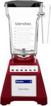 Blendtec Total Classic Original Blender and 75 oz FourSide Blender Jar - Kitchen Blender Bundle - Red