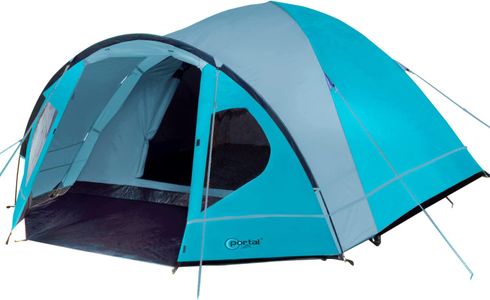 Portal 4-Man Dome Tent with Porch – Waterproof Camping Shelter, Sewn-In Groundsheet