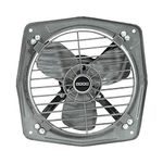 USHA Aeroclean 300MM Goodbye Oil and Dust Metal Exhaust Fan for Kitchen(Metallic Grey) Pack of 1