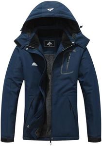 MOERDENG Women's Waterproof Ski Jacket Warm Winter Coat Outdoor Windbreaker Hiking Snowboarding Jacket