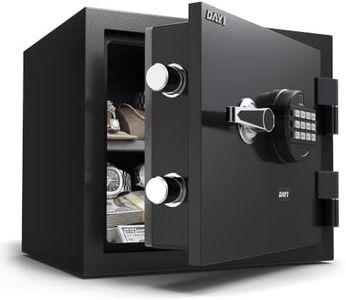 DAYI 1.2 Cu Ft Fireproof Safe, Fingerprint Safe Box Biometric Lock DF-30FP