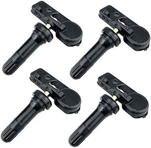 Set of 4 TPMS Tire Pressure Monitoring System Sensor 433MHz Compatible with Jeep Wrangler JK Dodge Ram Charger Replacement for 56029398AB 68142397AA 68241067AA 68241067AB