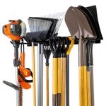 StoreYourBoard BLAT Tool Storage Rack, Garage Wall Mount Organizer, Holds Garden Tools, Shovels, Rakes, Brooms, Cords, and More