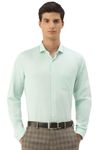 Peter England Men's Solid Slim Fit Shirt (PESFWSLP715577_Light Green 39)