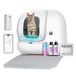 PETKIT PURA MAX 2 Self Cleaning Cat Litter Tray, 76L Extra Large Automatic Cat Litter Tray App Control, Dual Odour Control with Pura Air & N50, xSecure Robot Litter Box fr Multi-Cats with Mat & Liner