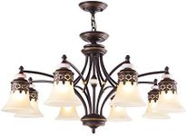 Ganeed Rustic Chandelier,6/8 Lights