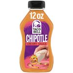 Taco Bell Creamy Chipotle Sauce, One 12 Fl Oz (354 ml) Squeezable Bottle