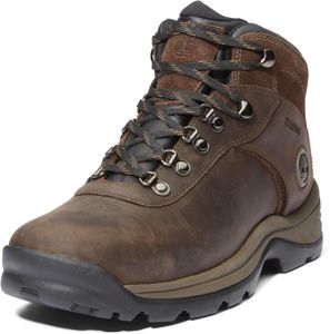 Timberland Men’s Flume Waterproof Boots, UK 10 – Brown Leather