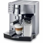 DeLonghi Ec850| Pump Espresso & Cappuccino Coffee Machine | Espresso, Cappuccino, Latte & More Recipe Options |15 Bar Pressure | 1450 W | Free Demo & Installation (Silver)