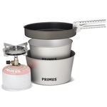 Primus Gas Stove Camping Cooking Set - Mimer Kit II - Camping Cookware Kit with Gas Burner, 1x Pan & 2x Pots - Cooking Equipment - Pan Set for Outdoor