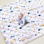 Baby Play Mat 71" X 59", Baby Crawling Mat, Non-Slip Portable Baby Floor Mat for Play & Tummy Time, Extra Large Activity for Babies, Toddlers, Infants, Premium Foam Playmat