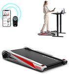 Egofit Walker Pro Small Under Desk Electric Treadmill Walking Machine, Installation-Free with LED Display, Remote Control and APP Control, Compact Fit Standing Desk Exerciser for Home Office Use