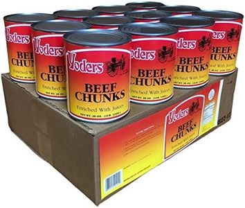 Yoders Canned Beef Chunks- Full Case