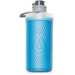 Hydrapak Flux - Collapsible Backpacking Water Bottle (1 Liter) - BPA Free, Ultra Light, Spill-Proof Twist Cap - Tahoe Blue