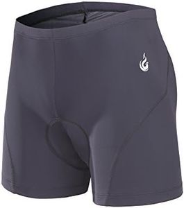 Beroy Men's Cycling underwear Shorts Bicycle underpants 3D padded bike Riding Briefs shorts, Large, Black