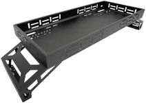 HECASA Overbed Cargo Rack UTV Compatible with Fully Adjustable Mounting Brackets Accommodate Bed Rail Widths from 39.7" - 56.3" (Inside Width) Full-Bed Rack