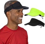 TrailHeads Sun Visor Hat for Men - Recycled Golf Visors for Men - Mens Running Visor for Tennis, Sports, Workouts