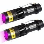 Blacklight Flashlights Portable 395nm Led Flashlight Mini Handheld Torch Black Light Detector for Dog Urine, Pet Stains