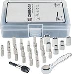 SHARDEN 28pcs 1/4 Ratchet Set Right
