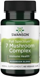 Swanson Full Spectrum 7 Mushroom Complex 60 Veg Capsules