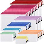 EOOUT 30pcs Mesh Zipper Pouch Bags,