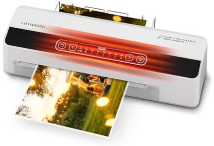 6 Roller Auto Sense 13" Professional Laminator Machine, 3-10Mil Heavy Duty Laminating Machine, 60s Warm-Up, Jam-Proof System with Auto Reverse for Office & School Use