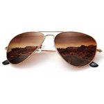 KALIYADI Classic Aviator Sunglasses for Men Women Driving Sun glasses Polarized Lens UV Blocking 58mm