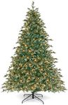 Goplus 7ft Pre-Lit Artificial Chris