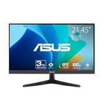 ASUS 22” (21.45 inch viewable) 1080P Eye Care Monitor (VY229HF) - Full HD, IPS, 100Hz, 1ms, SmoothMotion, Adaptive Sync, Eye Care Plus Technology, Blue Light Filter, Flicker Free, 3 yr Warranty