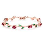 Jewels Galaxy Copper Charm Bracelet for Women (Multi) (CT-BNGS-49032)