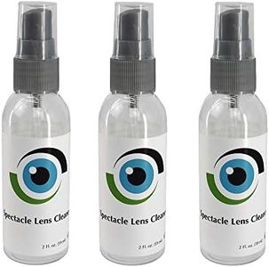 Nettoyant De Lentilles Liquide Leader 3 X 59 Ml / 3 X 2 FL Oz Lunettes De Vue, Appareils De Et Autres Objectifs - Solution De Nettoyage Sans Alcool En Vaporisateur - Convient À Tous Les Revêtements