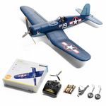 VOLANTEXRC Brushless F4U RC Plane, 4 Channel Remote Control Airplanes with 6-Axis Gyro,3 Modes & Aerobatics, 2.4GHz Radio Controlled Aircraft for Beginners & Adults