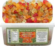 Natural Health 4 Life Candied Mixed Cherries & Peel Fruit Selection 1 kg (1 Tub)