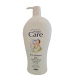 White Care 2X Moisturising, Lightening, Firming Body Shampoo Body Wash 1200ml Enriched with Goat Milk, Papaya and Licorice.