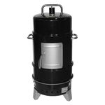 Grill Boss Vertical Charcoal Smoker, 4 Tier, 564 Square Inch Cooking Area, Black