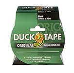 Duck Tape Original Black, 50mm x 50m. The original high strength waterproof gaffer and duct adhesive cloth repair tape