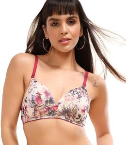 Enamor F065 Invisible Neckline T-Shirt Bra -Padded, Wirefree & High Coverage